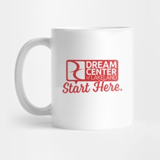 Start Here. Stamped Shirt Mug